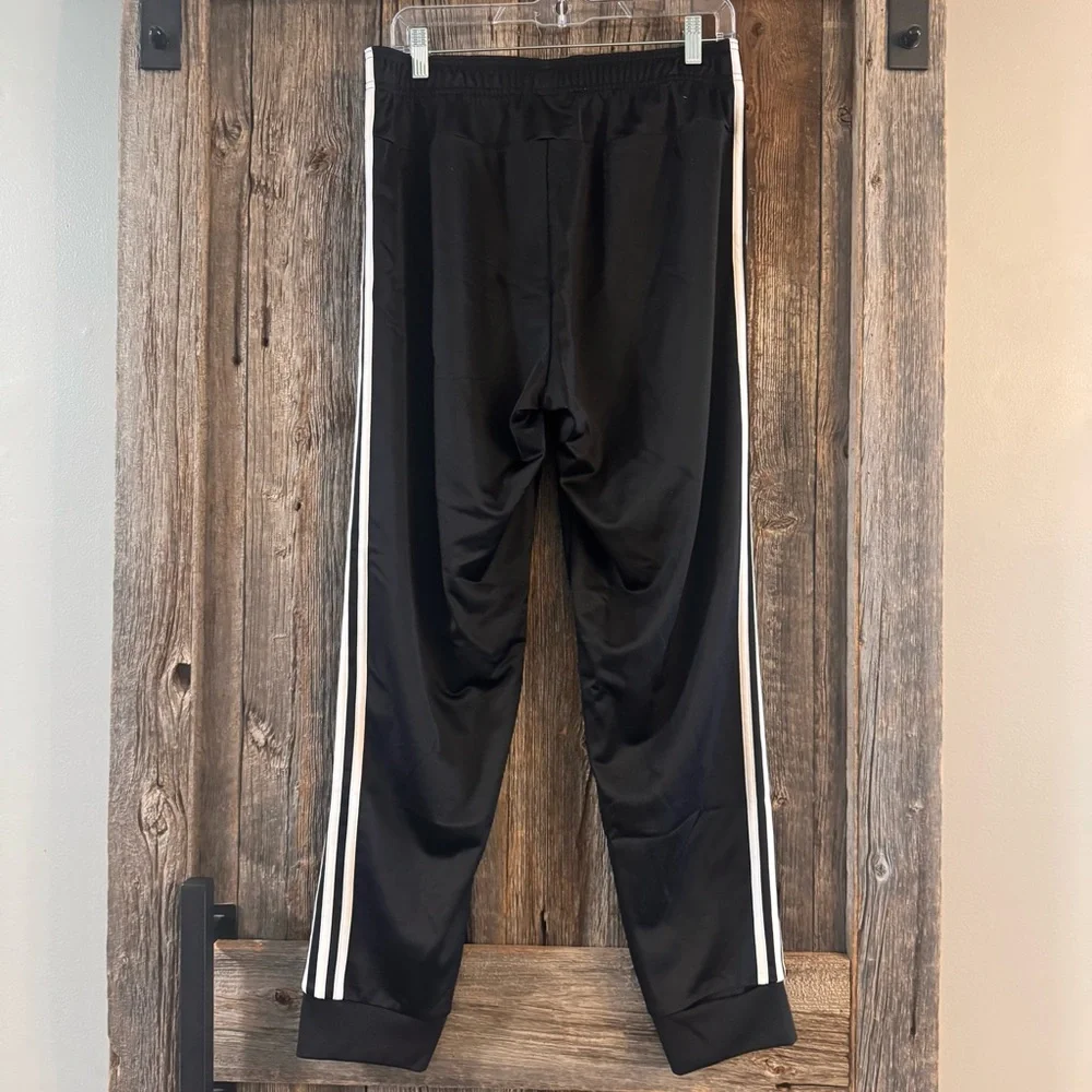 Men’s Adidas Black 3-Stripe Jogger Pants – Size Large – NWOT